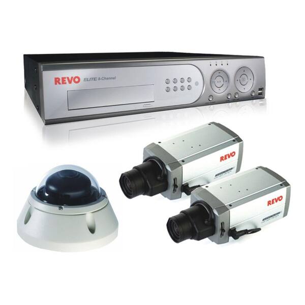 Revo 8-Channel 1 TB Hard Drive Surveillance System with Three 540 TVL Cameras-DISCONTINUED