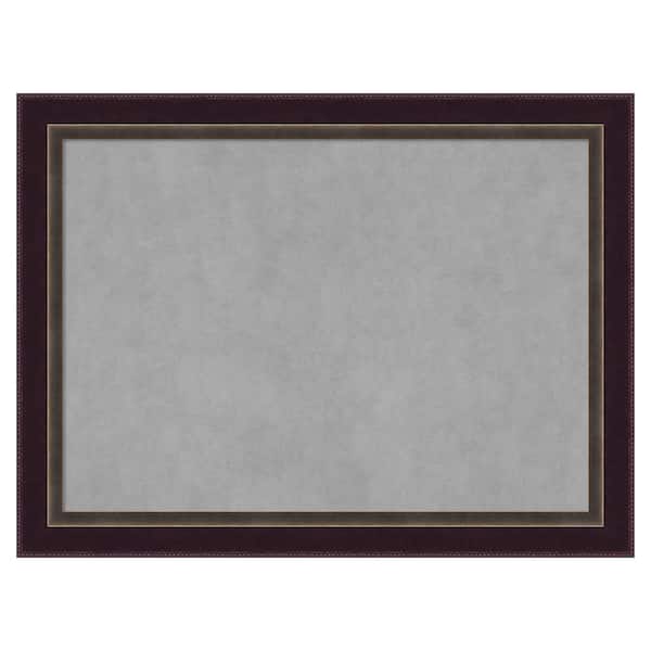 Amanti Art Signore Bronze 32 in. x 24 in. Framed Magnetic Board