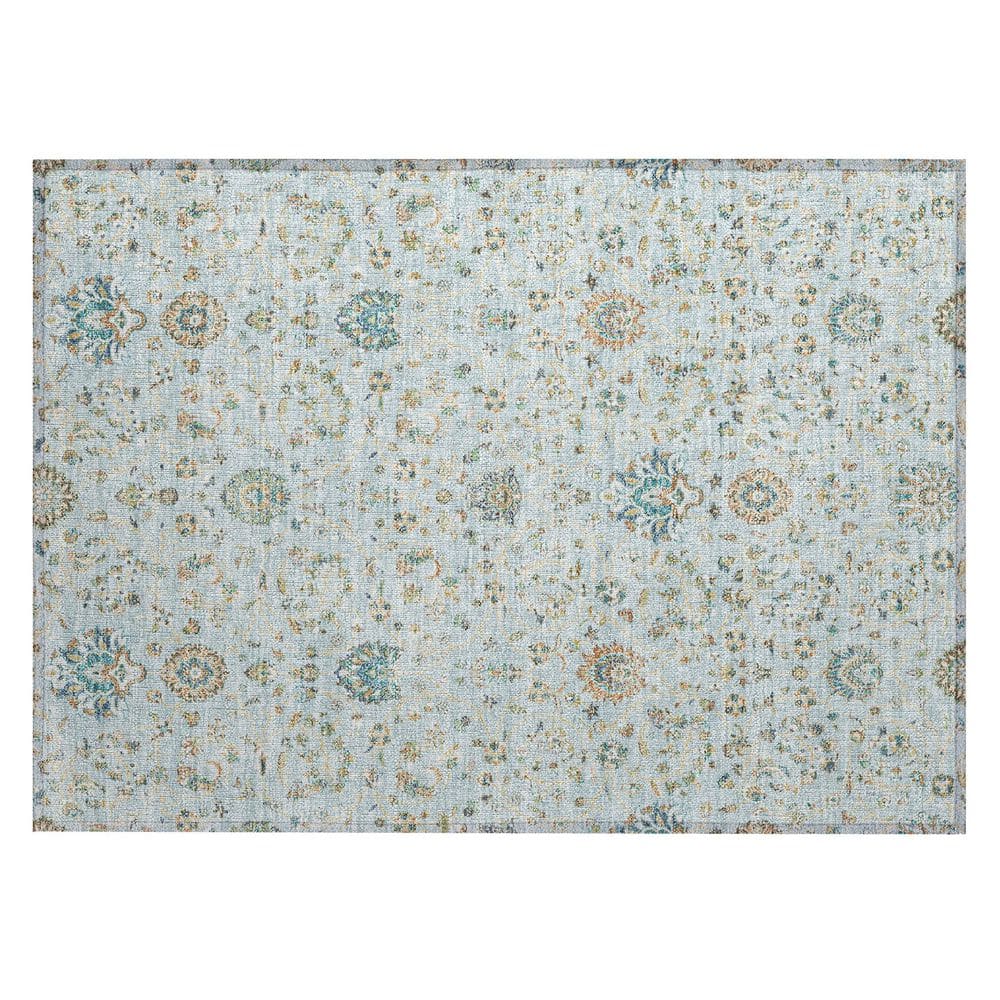 Chantille Machine Washable Indoor/Outdoor Abstract ACN2758 Sky 3 ft. x 4 ft. Area Rug price history on PriceWatchPro