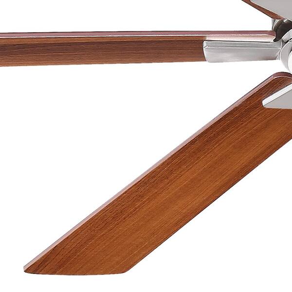 Renwick 60 in Integrated LED Indoor Brushed Nickel Ceiling Fan with Light Kit 