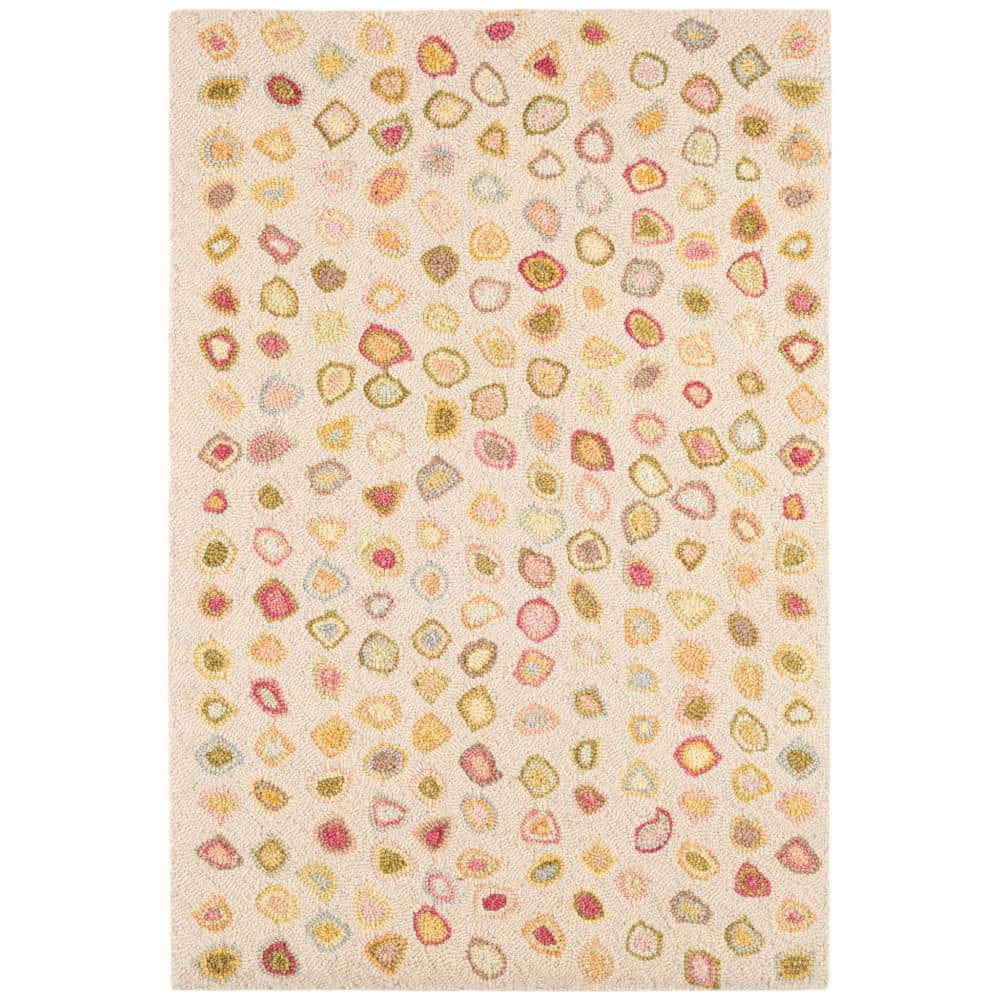 Cat's Paw Hand Micro Hooked Wool Pastel 2 ft. x 3 ft. Indoor Area Rug price history on PriceWatchPro