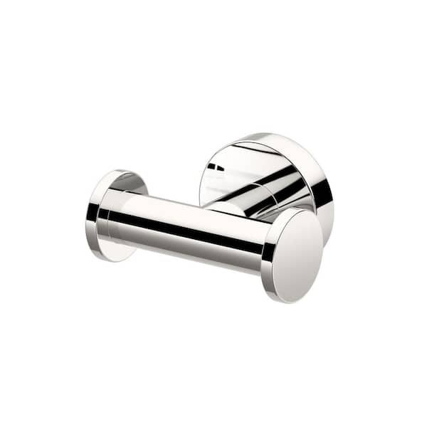 Gatco Glam Double Knob Robe Hook in Polished Nickel