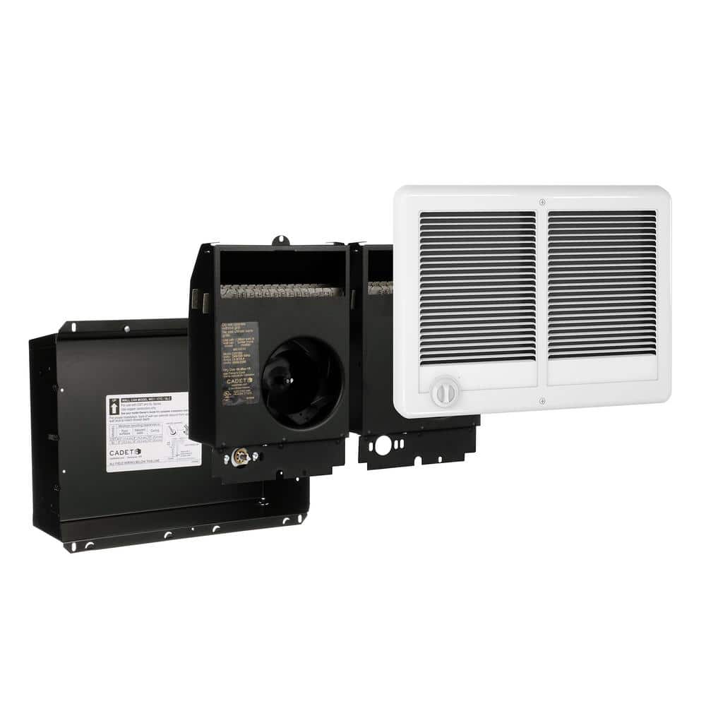 240/208-volt 4,000/3,000-watt Com-Pak Twin In-wall Fan-forced Electric Heater in White with Thermostat price history on PriceWatchPro