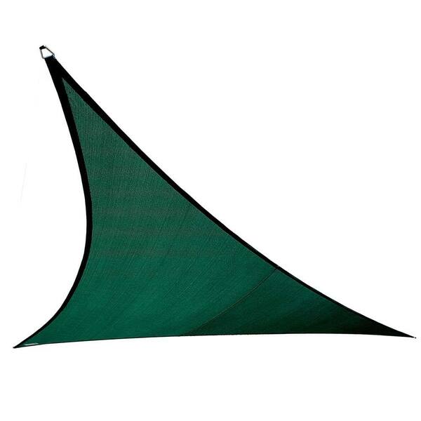 Coolaroo 23 ft. x 23 ft. Emerald Green Triangle Ultra Shade Sail