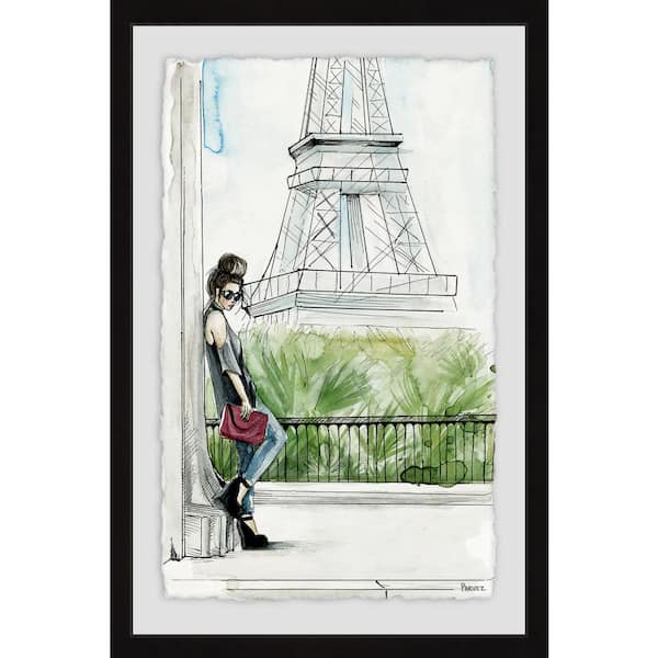 Unbranded 12 in. H x 8 in. W "Messy Bun Tower" by Parvez Taj Framed Wall Art