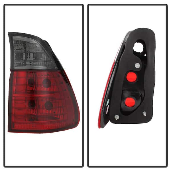 Spyder Auto BMW E53 X5 00-06 4PCS Euro Style Tail Lights- Red