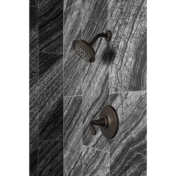 Northcott Single Handle Tub and Shower Faucet Trim Kit in Tuscan Bronze (Valve not Included)