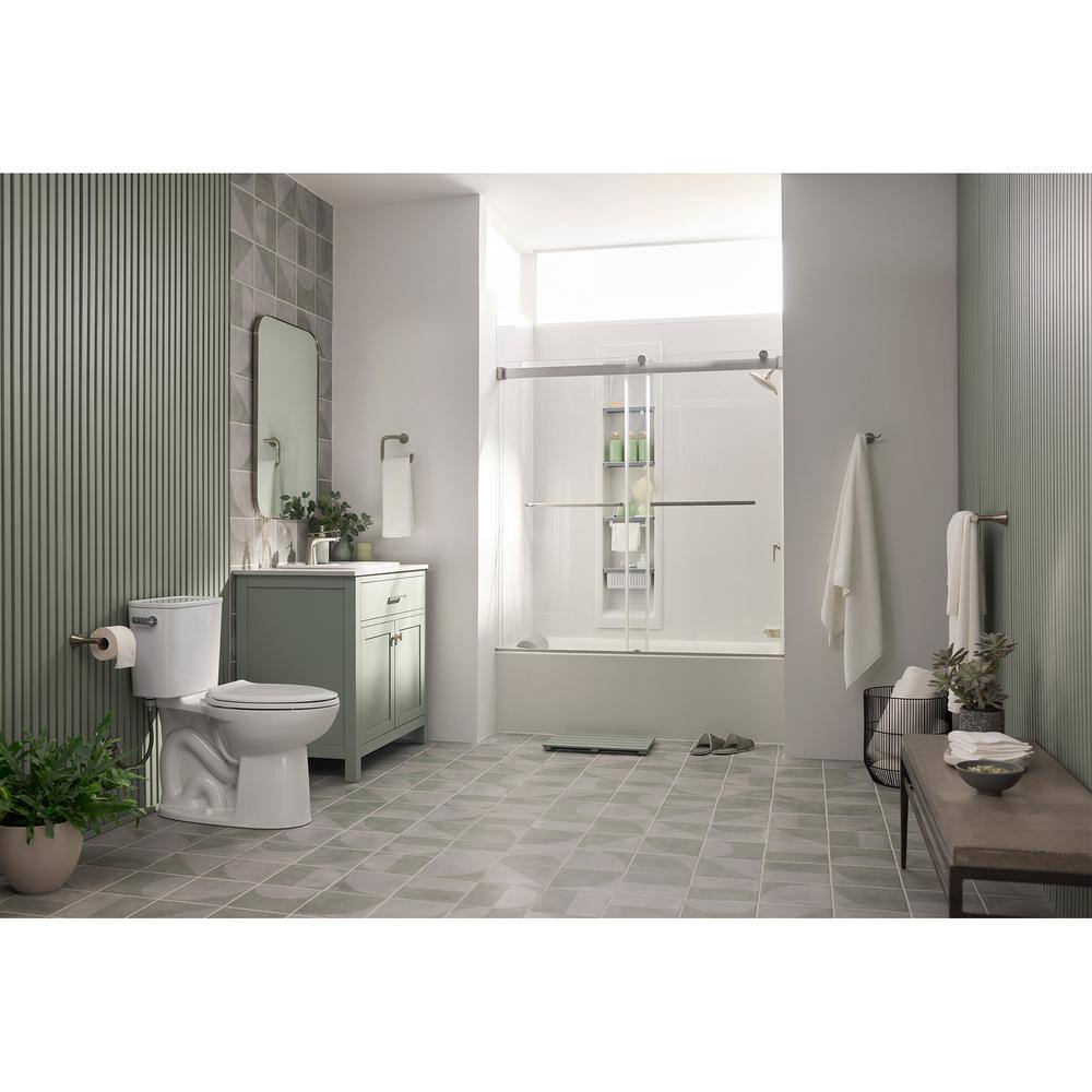Brushed Nickel Modern Wall Mount Toilet Paper Holder