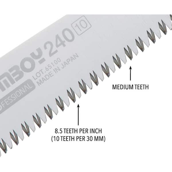 Large Teeth Japan 295-24 GOMBOY 240mm Replacement Saw Blade SILKY 