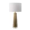 nuLOOM Cheyenne 30 in. Brass Contemporary Table Lamp, Dimmable MCT23AA ...