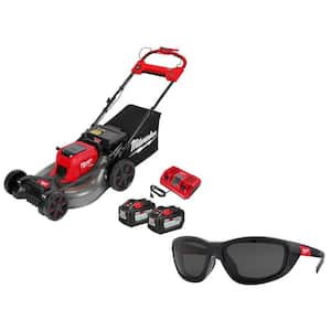 M18 FUEL Brushless Cordless 21 in. Walk Behind Dual Battery Self-Propelled Mower w/(2)12Ah Batteries & Polarized Glasses