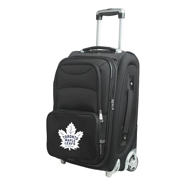 Denco NHL Toronto Maple Leafs 21 in. Black Carry-On Rolling Softside Suitcase