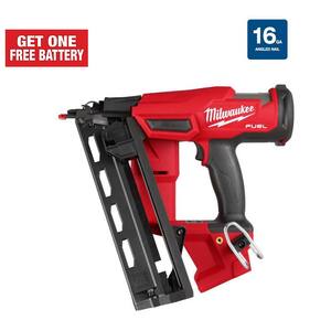 M18 FUEL 18-Volt Lithium-Ion Brushless Cordless Gen II 16-Gauge Angled Finish Nailer (Tool-Only)