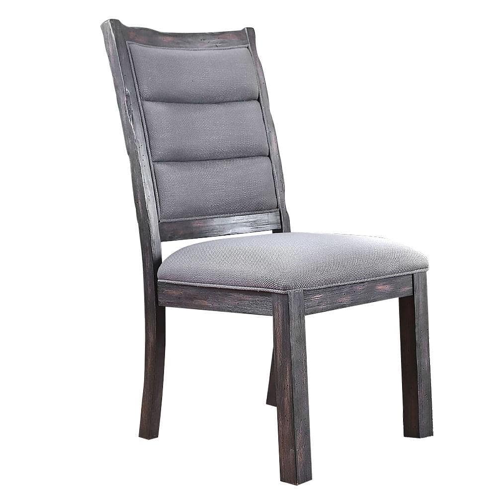 Mandy Gray Rustic Style Side Chair -  William's Home Furnishing, CM3451GY-SC-2PK