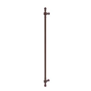 Retro Dot Collection 18 in. Center-to-Center Beaded Refrigerator Pull in Antique Copper