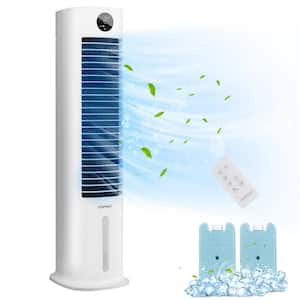 42in. Oscillating Portable Air Cooler 3- in-1 Cooling Tower Fan w/9H Timer Remote
