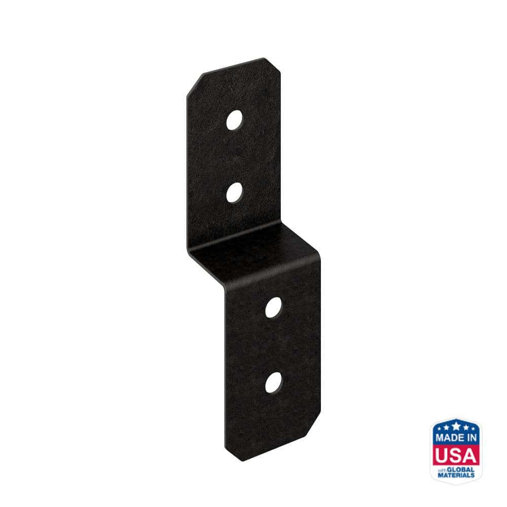 Outdoor Accents Avant Collection 3 in. ZMAX, Black Powder-Coated Deck Joist Tie for 2x Actual Rough Lumber price history on PriceWatchPro