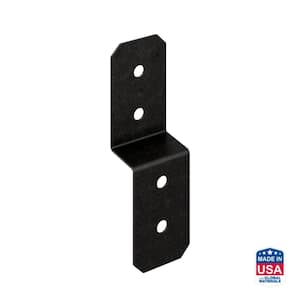 Outdoor Accents Avant Collection 3 in. ZMAX, Black Powder-Coated Deck Joist Tie for 2x Actual Rough Lumber