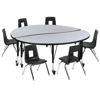 kids gray table and chairs