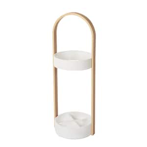 White Natural Bellwood Umbrella Stand