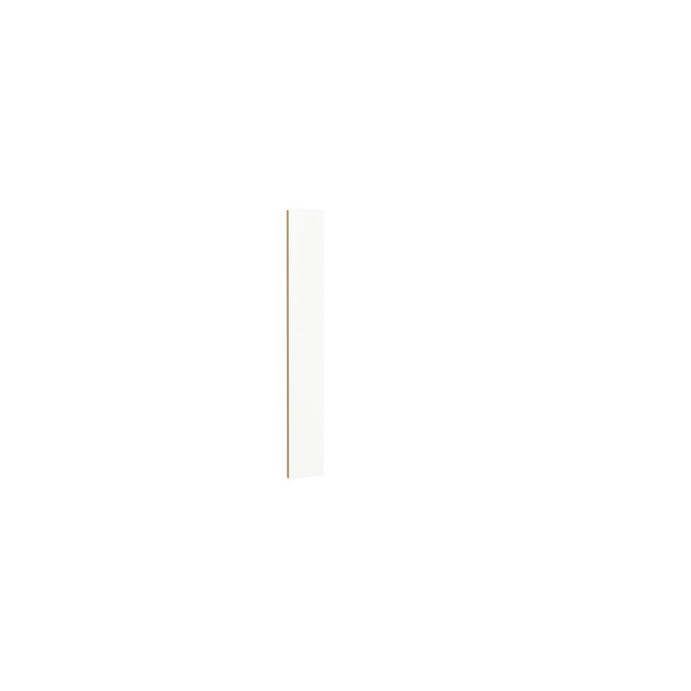 Hampton Bay 6 in. x 30 in. x 0.75 in. Wall and Base Cabinet Filler in Polar White