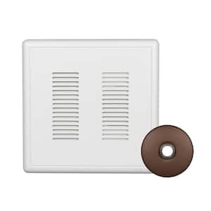 PrimeChime Plus 2 Video Compatible Wired Door Bell Chime Kit with Architectural Bronze Stucco Button