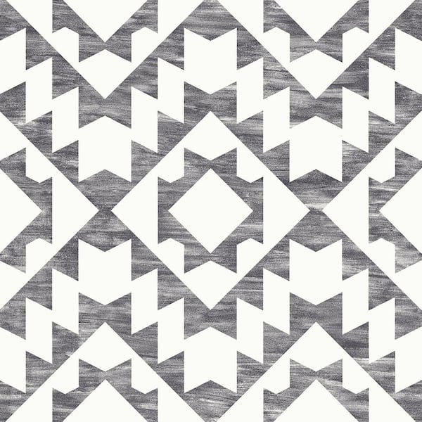 ESTA Home Fantine Black Geometric Black Wallpaper Sample