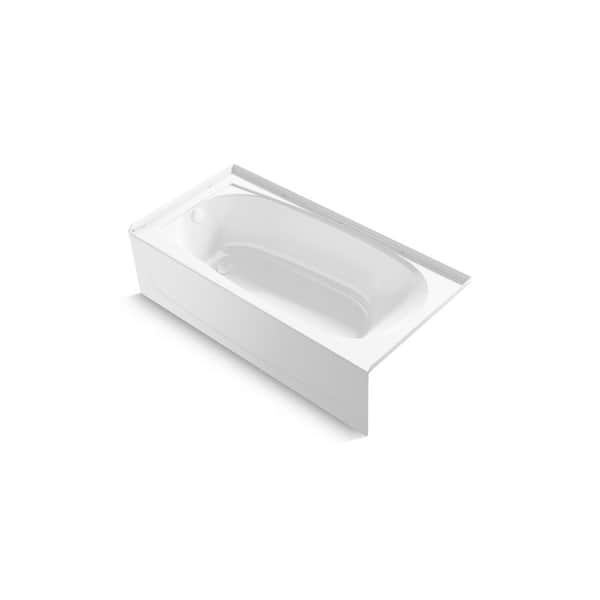 STERLING Performa 2 60 in. x 29 in. Soaking Bathtub with Left Drain in White