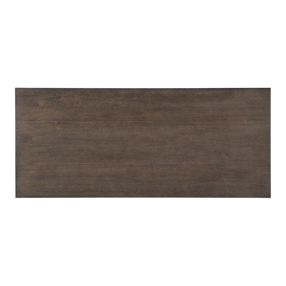 Toulon Dark Oak 60" Writing Desk with Drawer