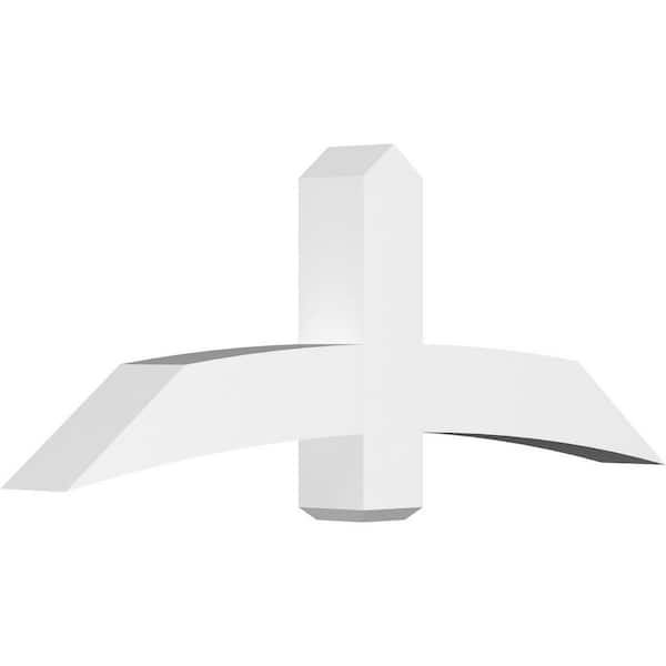 Ekena Millwork Bellingham 60 in. W x 22.5 in. H x 6 in. D Signature Polyurethane Bracket