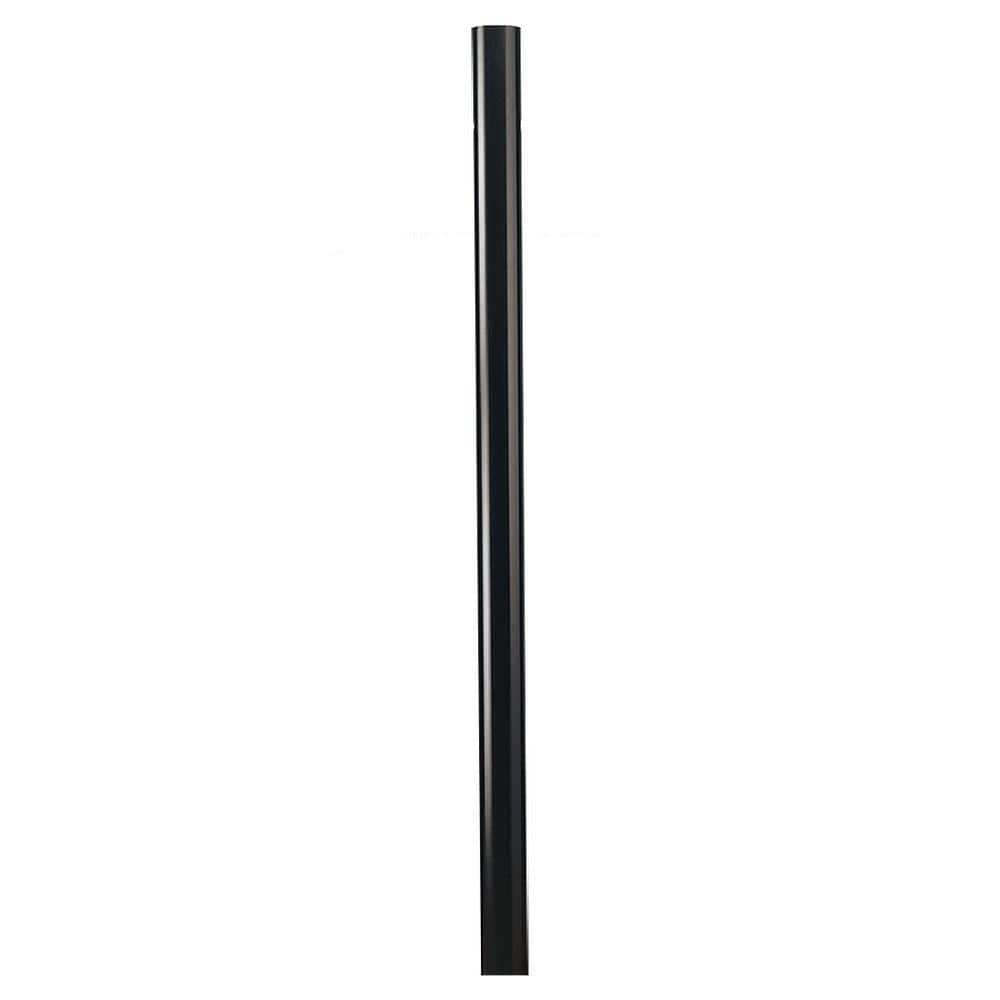 3 in. Steel Outdoor Black Lighting Post