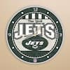 New York Jets 12 Art-Glass Wall Clock