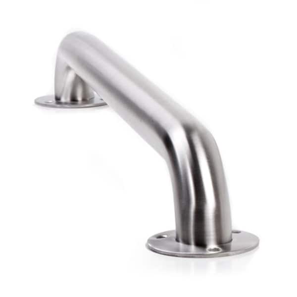 ARISTA 24 in. x 1-1/2 in. Exposed Screw Grab Bar in Brushed Stainless Steel