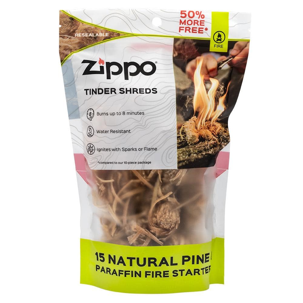 Zippo Tinder Shreds Fire Starters 40566 - The Home Depot