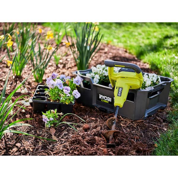 RYOBI - ONE+ 18V Cordless Earth Auger with 3 in. Bit, 2.0 Ah Battery and Charger