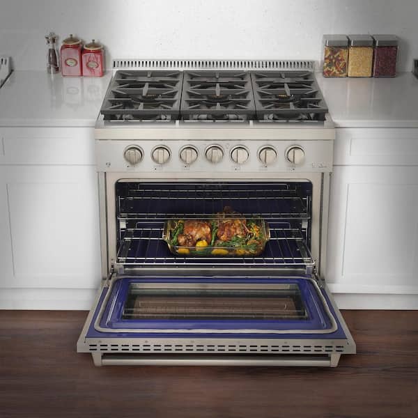 https://images.thdstatic.com/productImages/ed77ce19-cd90-4bc5-8973-984695671a07/svn/stainless-steel-kucht-single-oven-gas-ranges-kfx300-lp-31_600.jpg