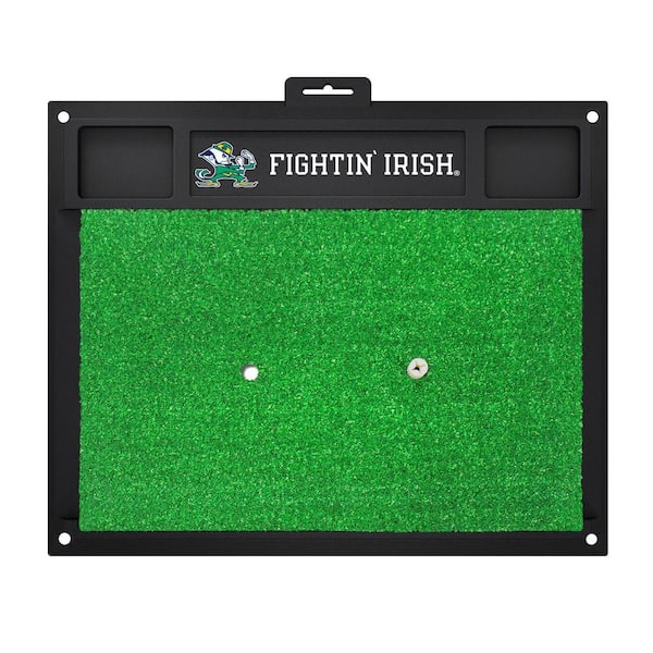 FANMATS NCAA Notre Dame 17 in. x 20 in. Golf Hitting Mat