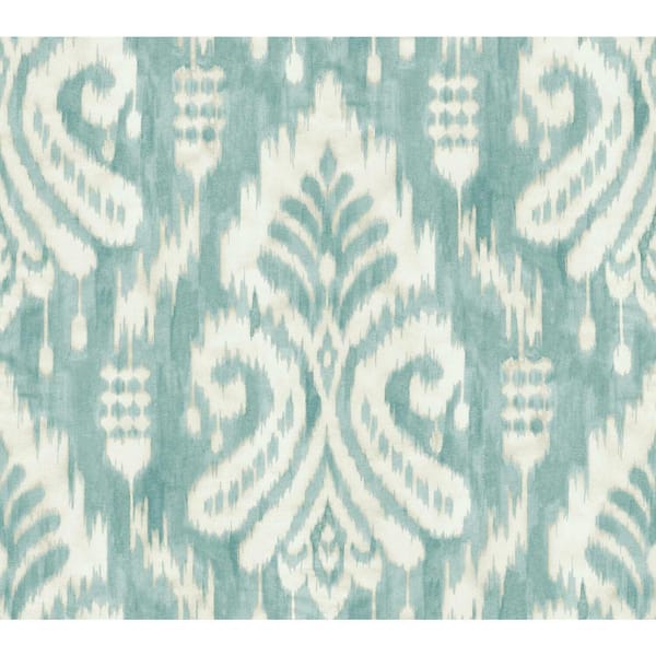 York Wallcoverings 60.75 sq. ft. Hawthorne Ikat Wallpaper
