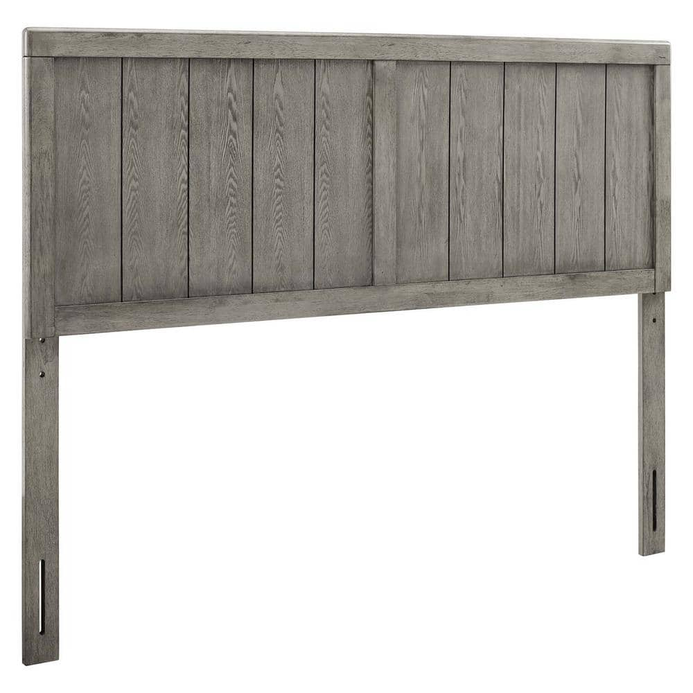 MODWAY Robbie in Gray Twin Wood Headboard MOD-6216-GRY - The Home Depot