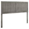 Modway Robbie Wood Full Headboard In Gray | Mid-Century Modern Design | Rubberwood & MDF Construction, 56"W X 22.5"H - View #5