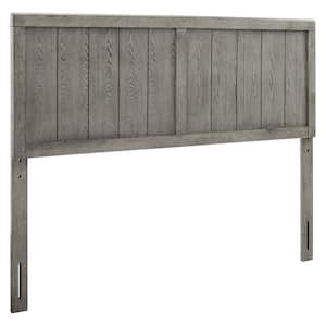 Robbie in Gray Queen Wood Headboard