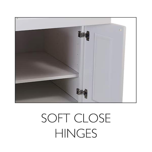 Brookings Plywood Ready to Assemble Shaker 12x36x12 in. 1-Door Wall Kitchen Cabinet in White Brookings Plywood Ready to Assemble Shaker 12x36x12 in. 1-Door Wall Kitchen Cabinet in White