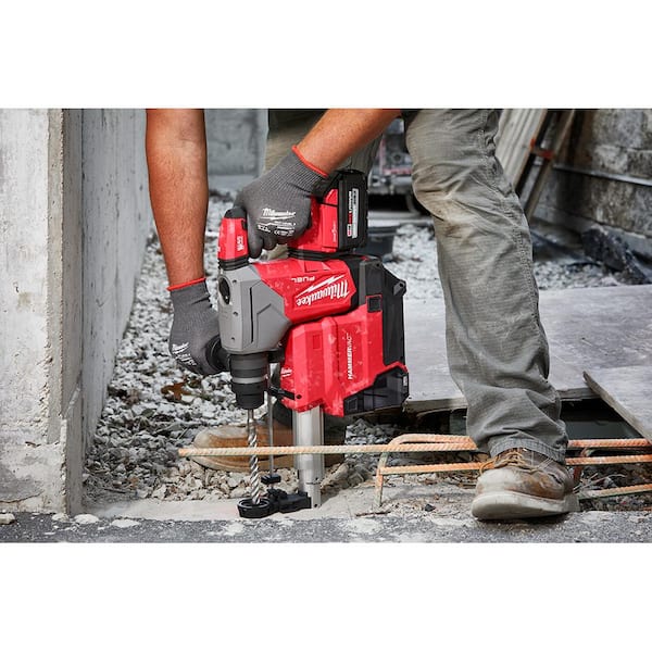 Milwaukee M18 18V Lithium-Ion Brushless Cordless SDS-Plus 1-1/8 in. Rotary Drill (Tool-Only) 2915-20 The Home Depot