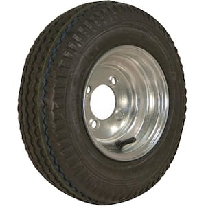 570-8 K353 715 lb. Load Capacity Galvanized 8 in. Bias Tire and Wheel Assembly