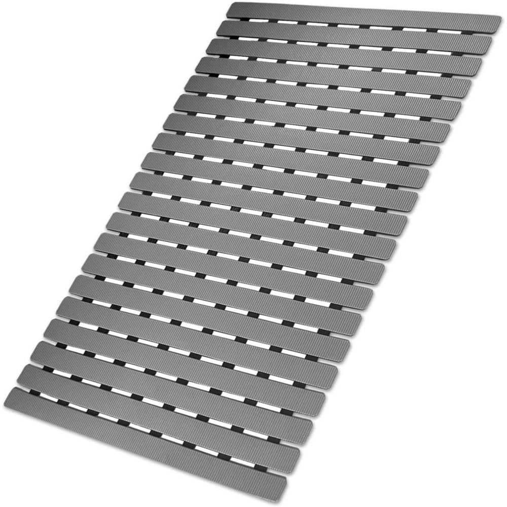 27.5 in. x 15.7 in. Shower Non-Slip Mat Non Slip Bathtub Mats in Gray for Bathroom Bathtub and Shower Floor Safety price history on PriceWatchPro