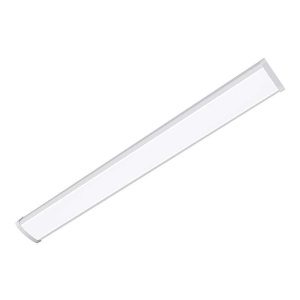 Metalux 48" White Steel LED Wraparound Light Fixture