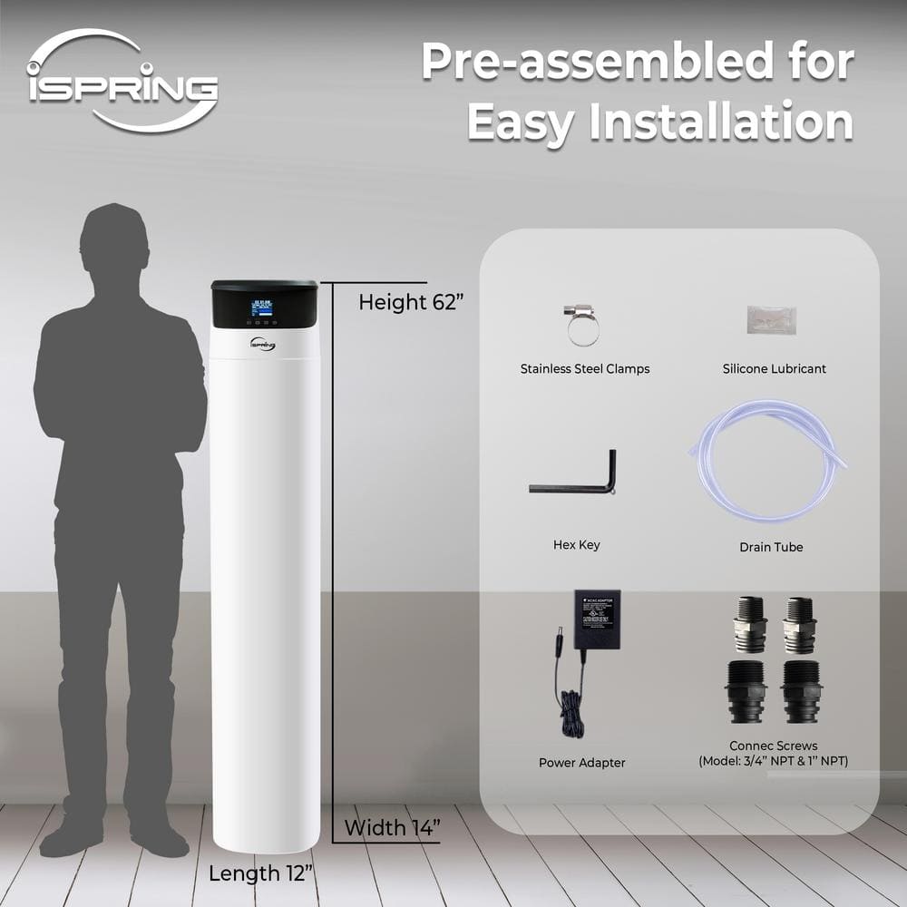 iSpring Elite White Multi-method Whole House Water Filtration System
