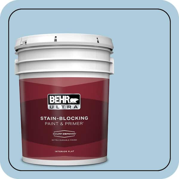 BEHR ULTRA 5 gal. #M500-2 Early September Extra Durable Flat Interior Paint & Primer