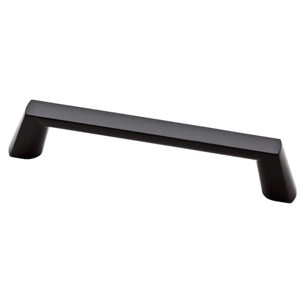 Liberty Soft Modern 5-1/16 in. (128 mm) Matte Black Square Cabinet Drawer Pull
