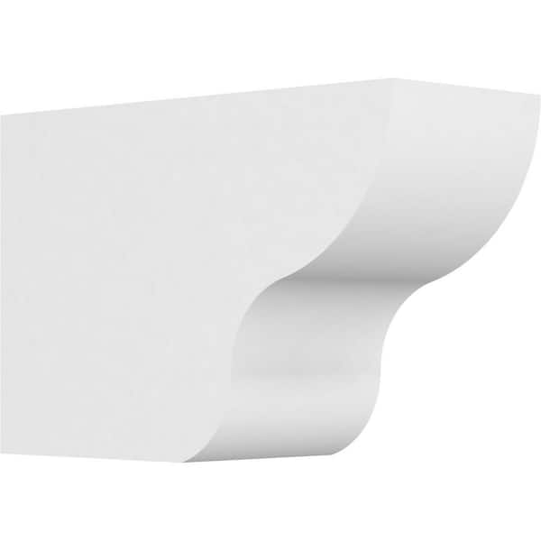 Ekena Millwork 5 in. x 8 in. x 12 in. Standard Greensboro Architectural Grade PVC Rafter Tail Brace